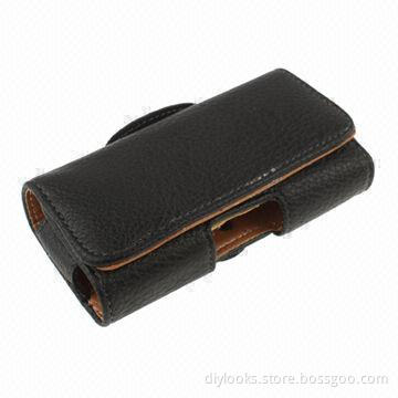 Universal Mobile Phone Leather Case/Bag, Measures 115 x 60 x 30mm